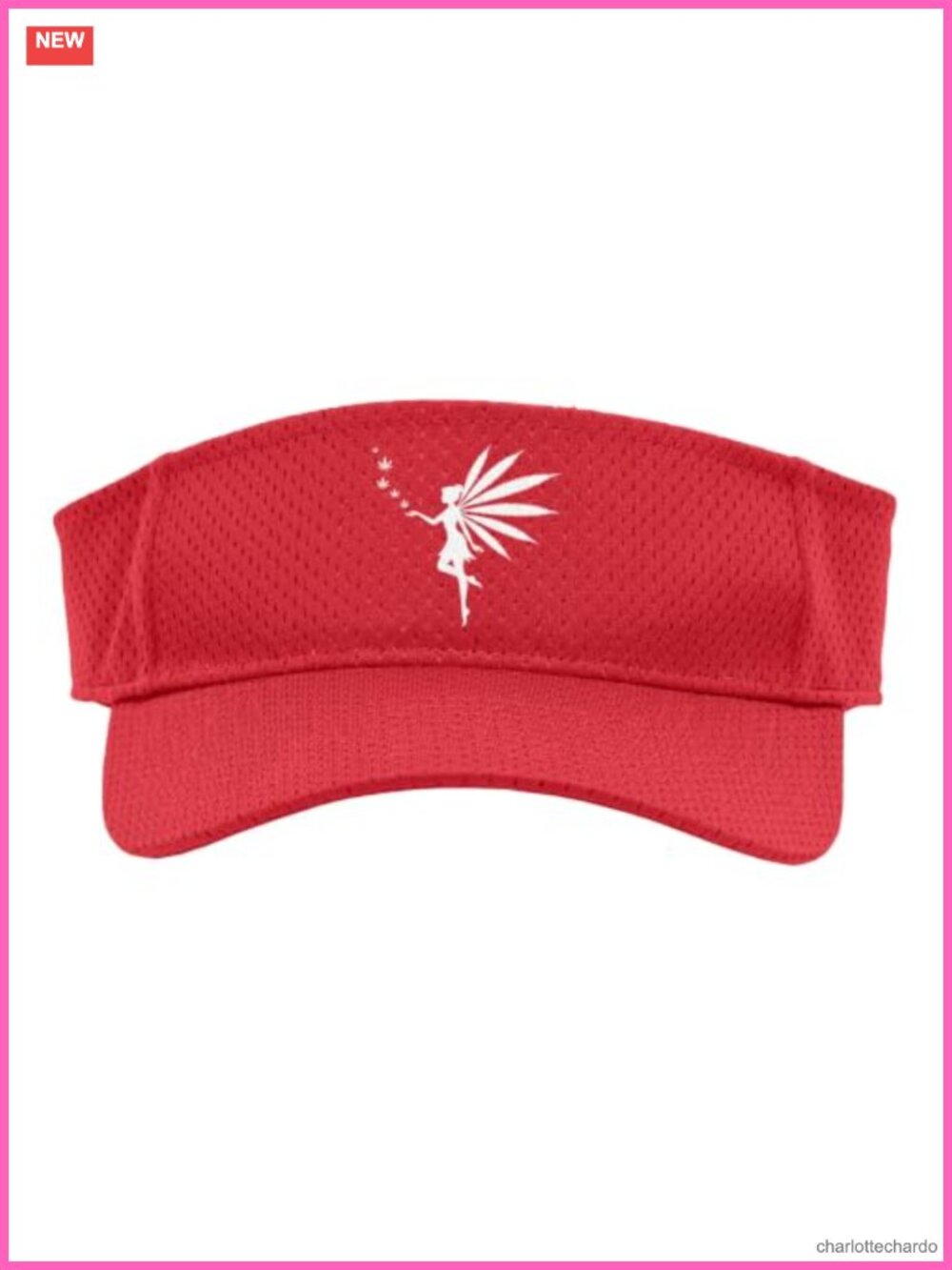 Fairy Wings Magic Gamer Style Sport Sun Visor Adjustable Hook and Loop